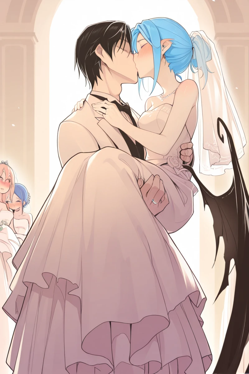 a father (he had been brainwashing by his second son,crossdressing,Sex with his second son every day, wear sexy Wedding lingerie,bride of his second son,have one's first night,,swear live as the wife of his second son for life) ,,Already he divorced his wife by order of his second son.on.