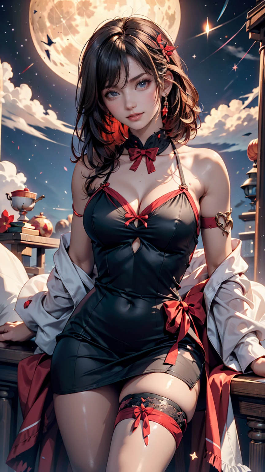score_9, score_8_up, score_7_up, score_6_up, score_5_up, score_4_up,
<lora:bigeyes-ponyxl-v1:1>, b1g3y3s,
a beautiful woman, laying down, on a table, Yumeko Jabami, evil, red jacket, cards in background, anime face, eyes open,, ultra realistic, (high quality, detailed, beautiful), detailed beautiful eyes, realistic, outstanding,
<lora:add-detail-xl:0.7> <lora:xl_more_art-full_v1:0.1>