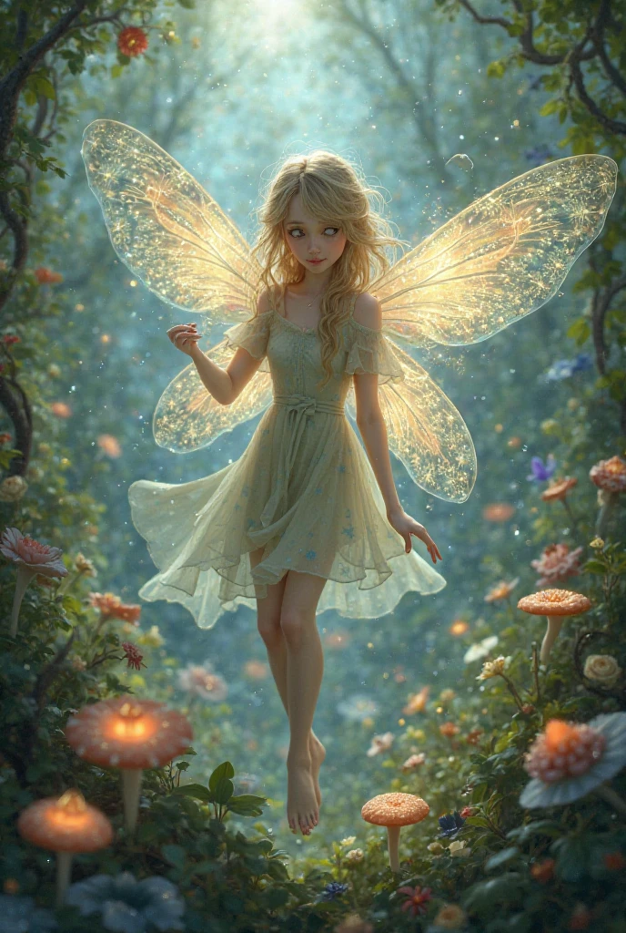 A healing fairy at the age of 10