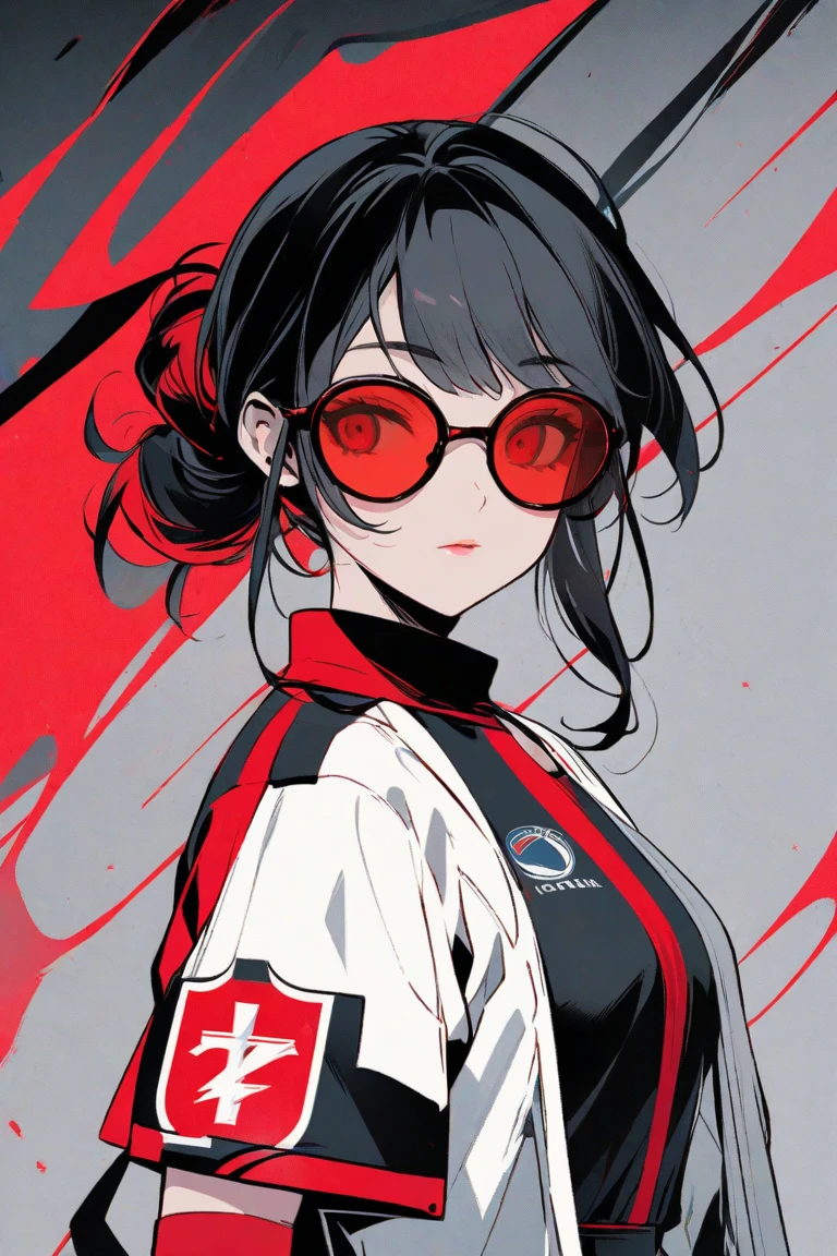 <lora:Michiking_V73:0.85> red theme, phoenix, (1boy:1.3),, ultra detailed, masterpiece, best quality, aesthetic, detailed,, ultra detailed, masterpiece, best quality, solo, smile, 1boy, green eyes, short hair, black hair, bangs, hair between eyes, messy hair, (goggles on head:1.2),, headband, white coat, hooded coat, hood down, open coat, turtleneck, capri pants, pants, black knee boots,