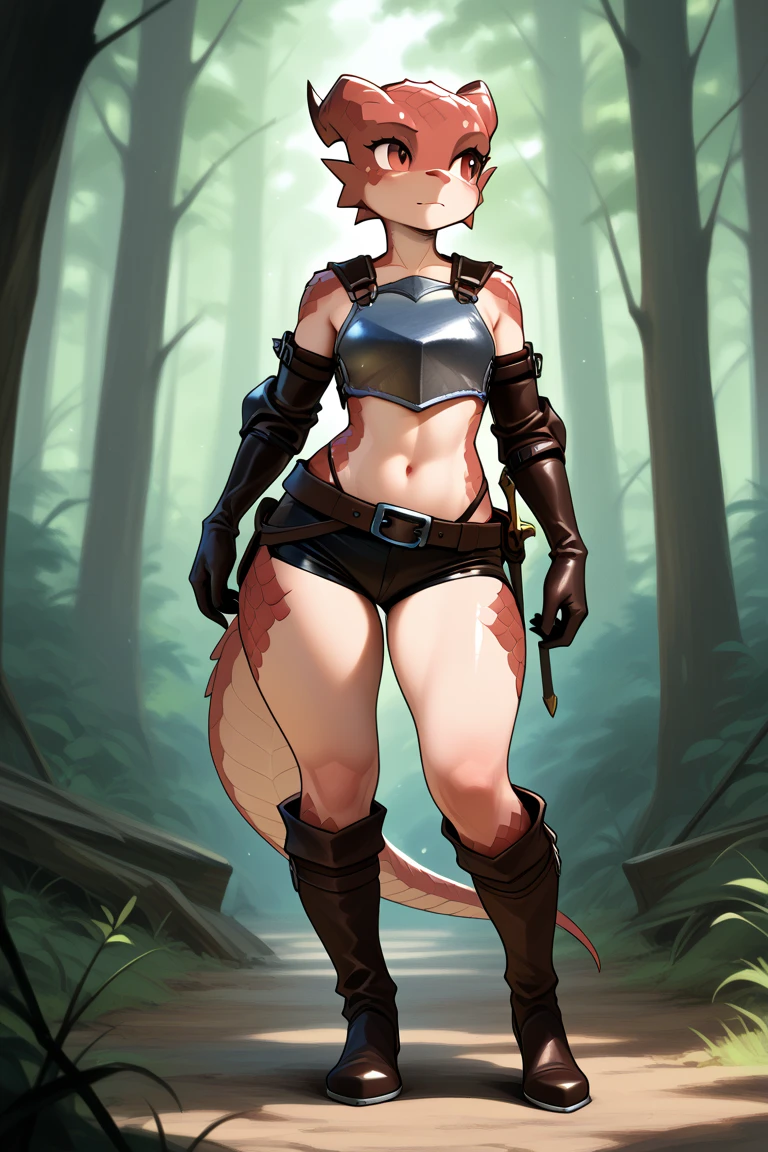 (((by fluff-kevlar, by Zackary911, by Kenket, by Kilinah))), solo male ((Kobold)), (detailed Kobold)) wearing a long robes, muscular abs, Kobold black horns, Kobold tail, messy white hair, thigh highs, black thong, shirtless, front view, looking at the observer with an embarrassed smile, blush, , perspective, finely detailed paws, punk style, adventure backpack,