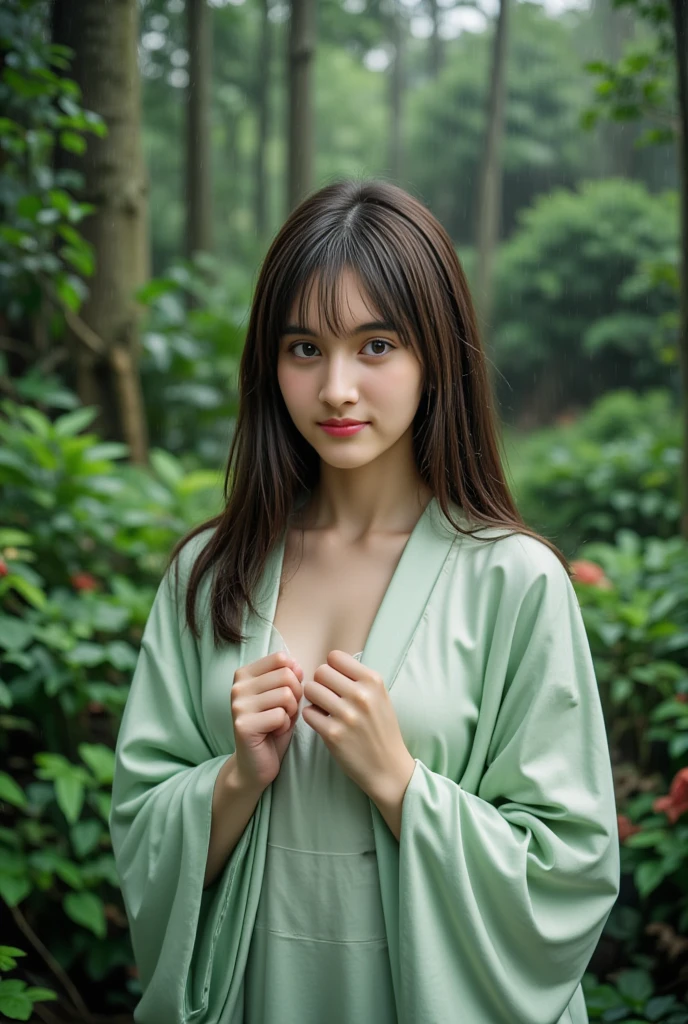 8k, raw photo, best quality, masterpiece, realistic, photo realistic, clear, professional lighting, beautiful face, best quality,ultra high res, realistic japanese beautiful, Super detailed, 1girl, face, thighlet