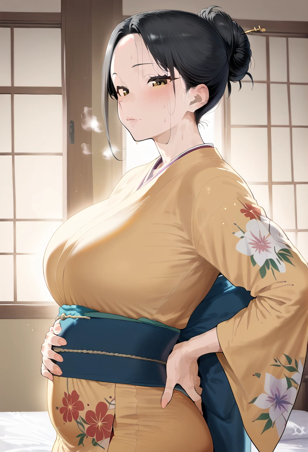 ((masutepiece,Intricate details)),1girl in,maturefemale,Upper body,