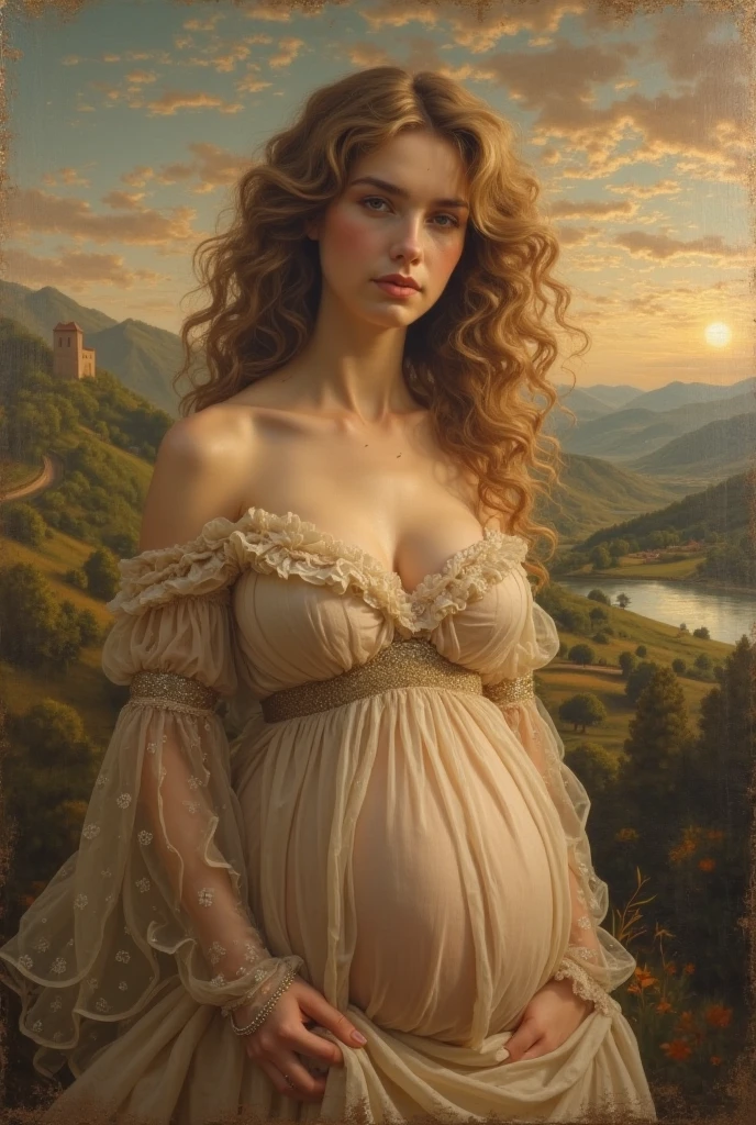 ((Obra maestra de mejor calidad)), ((Altamente detallado)), High resolution. Acuarela vintage,shakira , High definition, Photo detailed, specified con Estilo pin-up, en la orilla de un canal de riego. Imagen de cuerpo entero. inspired by graphic artist Magali Villeneuve, Mucho, Charlie Bowater Artgeem, Tom Bagshaw, Darius Zawadzki y Tom Bagshaw