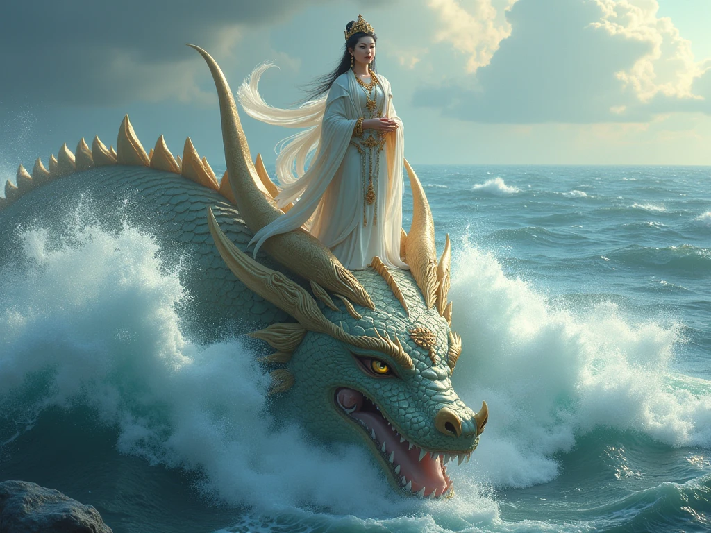 Beautiful woman, blue eyes, fine gold jewelry. , god god , ,realistically ,Fine golden background. 3-D anime.