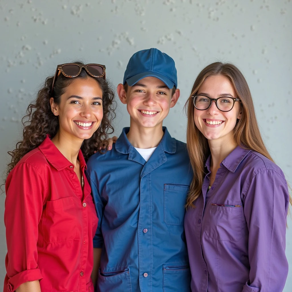 Cute Optometrist   girl with police boy