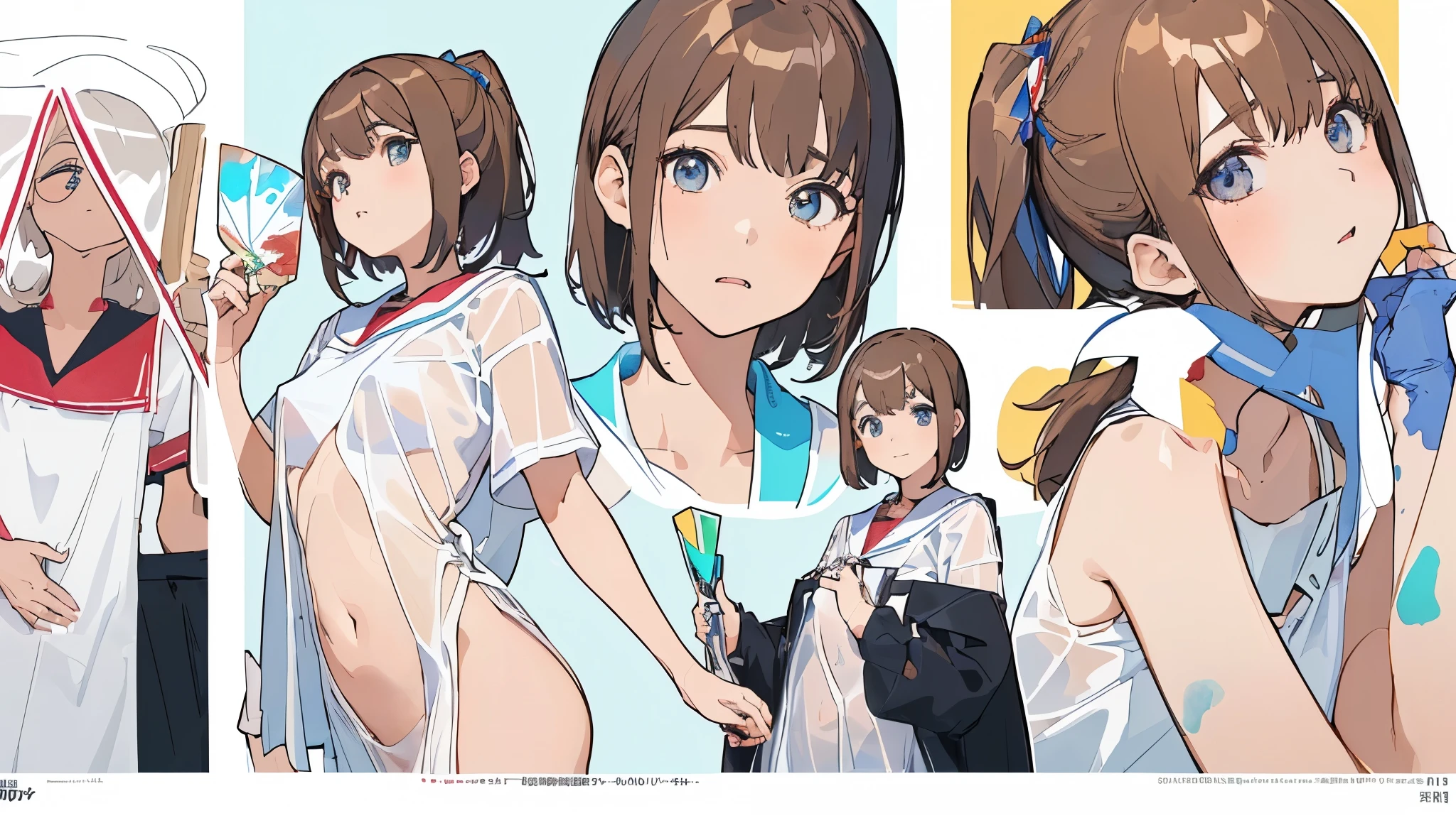 ((((realistic, Painting, 少female, 4K, masterpiece:1.5, masterpiece:1.5, top quality:1.5, High Resolution:1.5, Perfect Head:1.5, super detailed illustration:1.5, beautiful eyes:1.5, nude:1.5, character concept art:1.5, Official Art, hyper-detail, Full of Details , high definition exquisite fan art, clear line, Very clear shading , Clear color , calm color, Deep color, watercolor, Popular characters, Best character, Supreme character, Popular charactersデザ, Best characterデザ, Supreme characterデザ, Trendy character design, Popular charactersヘアカラー, Popular charactersヘアデザ, ティーン少female, 青年female, female, 成人female, 淑female, 二次性徴期少female, puberty, puberty処female, pubertyfemale性器, puberty少female, pubertyギャル, pubertyギャル少female, 日焼け少female, 9歳少female, 10歳少female, 11歳少female, 少female, 13歳少female, 14歳male, 15歳少female)))), Prisma Illya, ((Whole body, full body, whole body, Realistic head and torso, Age-appropriate head and body , Character design sheet , multiview, three-sided view, front view, side, side view, behind, Behind the View, Full body shot turnaround , same character, Same role, scene of environmental change , Mr.々Composition, Mr.々Angle, having fansa, That's Fansa)), (((female子学制服と全身全裸の比較, 全身全裸とfemale子学制服の比較, Whole bodyの着ている薄い学制服が透けている, The school uniform is see-through, revealing the naked body, The school uniform is see-through, revealing the naked body, The school uniform is see-through, revealing the naked body, The school uniform is see-through, revealing the naked body, 年齢相応のfemale性器が見えている, 年齢相応のfemale性器が透けて見えている, 全身の立ち姿勢でWhole bodyを見せている, The upper body is bent in a standing position with the whole body, 上体をのけ反らせて腋を見せてsquatting, 全身の立ち姿勢でshowing armpits, 全身の立ち姿勢で少し上体を反らせてshowing armpits, 腋を見せたsexy pose for the body, 両腕を上げて腋を見せたsexy pose for the body, 上体をのけ反らせて腋を見せてしゃがんだsexy pose for the body, standing position with the upper body slightly raised to look up at the top , Age-appropriate realistic buttocks, Butt line , スポーティなButt line , 引き締まったButt line , behindからの全身を斜め下から見上げたButt line , behindからの全身を斜め下から見上げた引き締まったButt line , behindからの全身を斜め下から見上げたスポーティなButt line , back line , 最高の back line , Waist line , 最高のWaist line , Pelvic line , 最高のPelvic line , 引き締まったPelvic line , curvy beauty, curvy beauty少female, Groin, 最高のGroin, showing the body, Lift up the , toned body, appeal to abs, Appealing your armpits, showing armpitsポーズ, 腋を見せたsexy pose for the body, Natural Gestures , 自然 Poses , Cute gestures, cute pose, Mr.々 Poses , Cool pose, aggressive pose, Action Poses, Brainy Pose, sexy pose for the body, A picture perfect pose, Popular Poses , Beautiful Poses , healthy body, 健康的 Poses ))) smile 愛らしいsmile 最高のsmile 屈託のないsmile Baby face cute expression A rich expression adorable expression ish expression soft expression Angel Angel界隈 Little Devil Little Devil的 idol idolの制服 ジュニアidol female子学生の夏服 処female ignorance clear pure Obedient sexual goodness theory Closeness Evil free Emotional open aggressive sensual charming Passionate Emotional Bold Fan Shameless fine Cheerful Active active dynamic playful gesture Friendly gestures playful I miss you enjoy is delighted Happy is inviting to have sex The well-liked Loved elegant stylish fashion pubertyのファッション fantasy fantasy制服 fantasy衣装 noble noble制服 upper class upper class制服 Vtuber 人気Vtuber セクシーVtuber cosplayer 人気cosplayer セクシーcosplayer positive for home sensitive succubus female Pastoral bright vibe Cyberpunk History god聖 魔法少female 魔法少femaleの制服 puberty少femaleの日焼け跡 sunburn marks on swimsuit Mr.々I'm wearing an accessory Wears a lot of decorations Bright decoration Thin black tights that fit the whole body are transparent showing armpits 腕を上げてshowing armpits squatting Dance performance Dancer Dancing beautifully god々Female genitals with a straight line in the crotch of an age-appropriate girl that is completely transparent from 1枚だけのWhole bodyのアップシーン