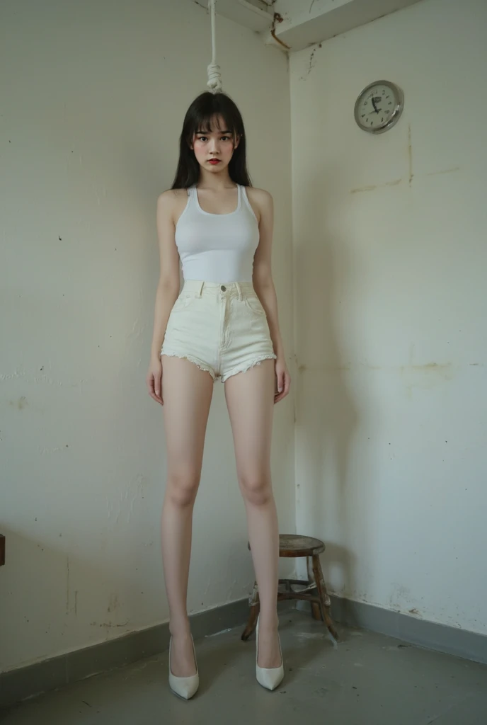 Retro Photography,Artworks by yaguru magiku, Girl in fashion, Perfect body, Long legs,((The style of Japanese animation in the 1990s)), Official Art, ((Long hair)), Still frame from movie
