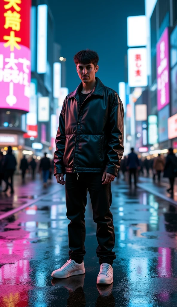Imagine this young adult walking the streets of a futuristic metropolis
