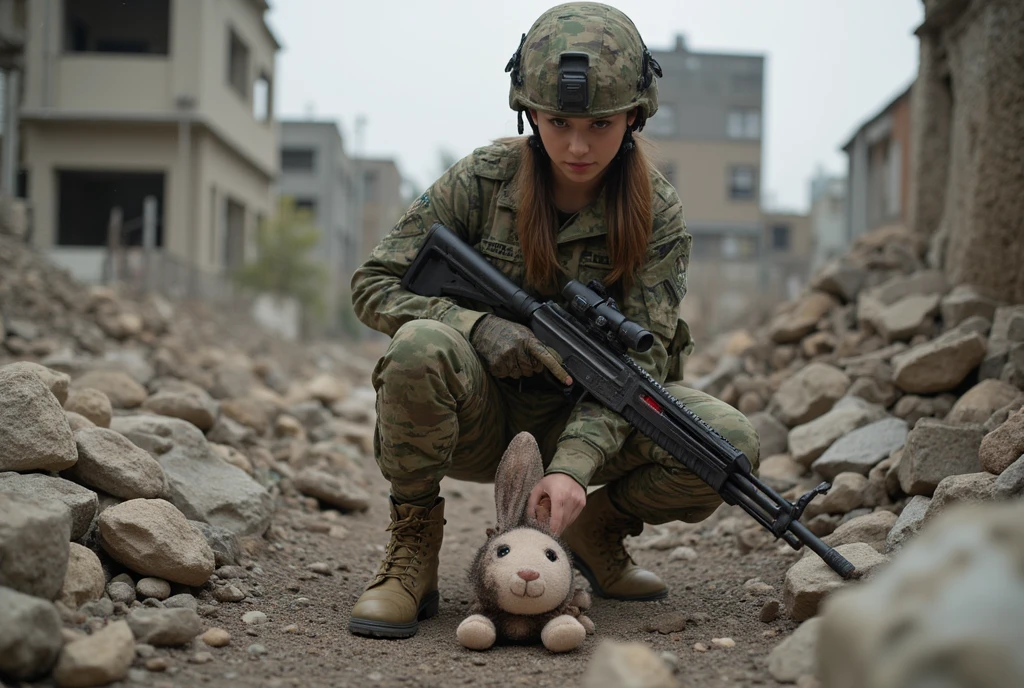 Charred Rabbit # Battlefield + Plush Toy