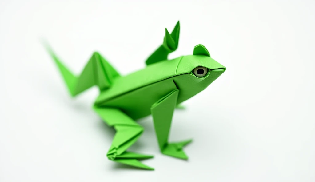master piece, high quality, a frog,on the grass, J_origami, <lora:J_origami:0.8>