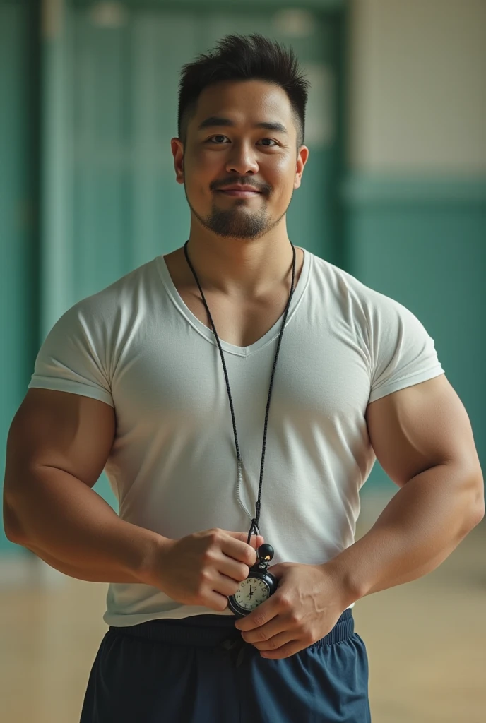 A refreshing foreign man，muscle macho，whole body，farmer，farmerの仕事，Handsome guy、manly，I have muscles，beautiful face，smile，Korean，beautiful image quality，high resolution，live-action，real