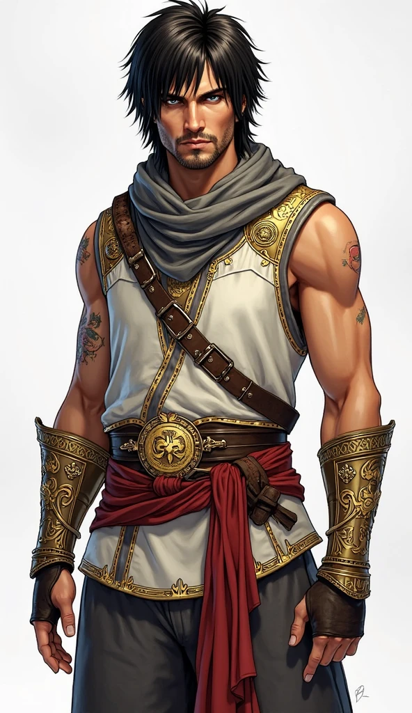 realistic, medieval rebel, black skin tone, 30 years old, short dark hair, facing forward, weak body, torn clothes
dark lighting