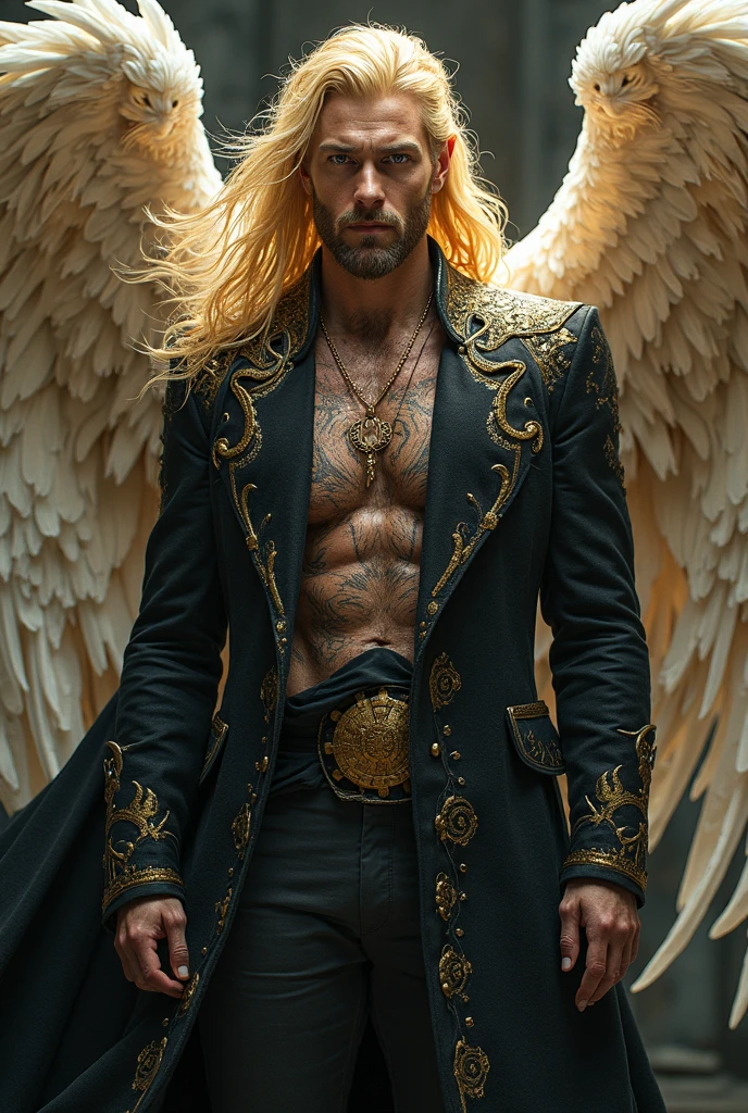 sculpture en marbre de Lucifer, ange dechu, Homme, hyper realistic