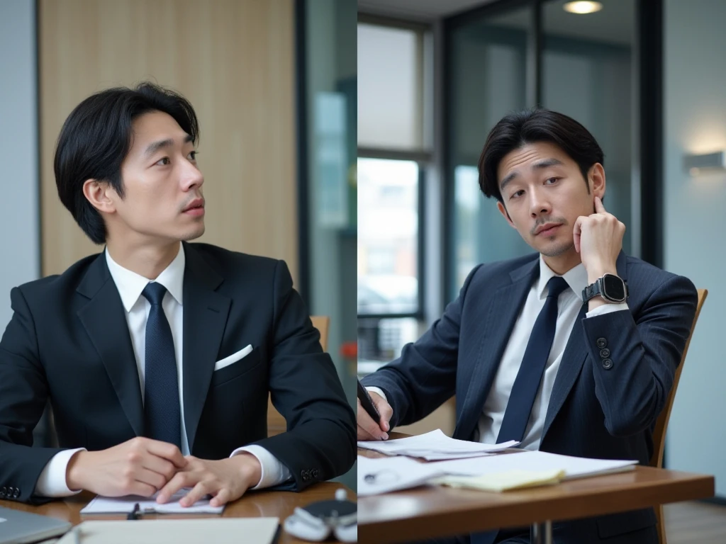 1man , ((highest quality)), ((masterpiece)), (details: 1.4), (sad man)), ((very sad)), sad face,(struggling))), ((disappointed)), ((lost thought)), ((worried)), ((profile picture)), ((worn-out suit)), ((young Japan in their twenties)), (alafed)), (sitting on a bench)), (ja:1.2)