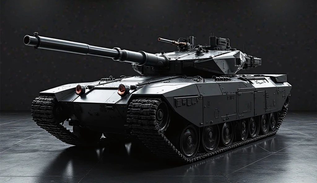 (medium full shot) of (agile heavy urban-camo tank) with composite armor, hybrid, advanced targeting system, side skirts, set in a wide valley, with open fields and gentle slopes, the tank advancing through the low ground , during a nighttime operation, Masterpiece,best quality, photo, realistic, very aesthetic,