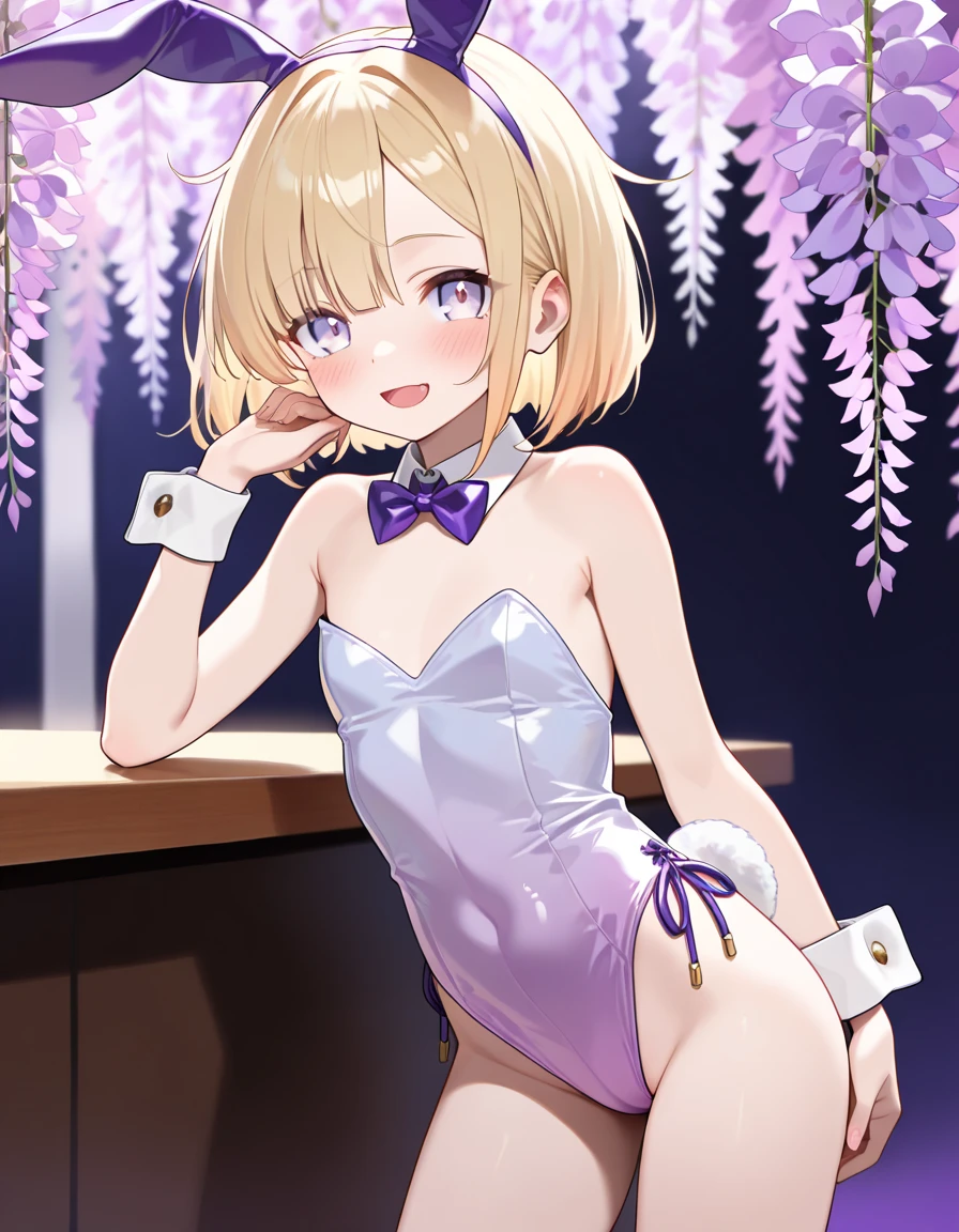 irohaisshiki, iroha isshiki, short hair, brown hair, (brown eyes:1.5), smile,Yellow leotard,yellow rabbit ears headband,Fishnet tights,stiletto heels,(Bunny girl:1.5),(yellow playboy bunny:1.0),sexy pose,sitting cross-legged on a chair,Make sure the whole body is included in the illustration,mirror ball,
break indoors,on stage,
break looking at viewer,
break (masterpiece:1.2), highest quality, High resolution, unity 8k wallpaper, (shape:0.8), (thin and beautiful eyes:1.6), highly detailed face, perfect lighting, Very detailed CG, (perfect hands, perfect anatomy),