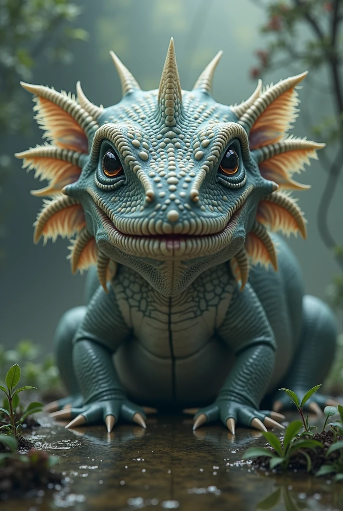 <lora:Mythical_Beasts:0.8> fmbAmphibious creature with jewel-encrusted carapace, <lora:detailed_notrigger:0.8>, Chiaroscuro, <lora:PAseer-SDXL-DreamLandV1:0.8> dream, <lora:Graffiti_SDXL:0.5> ais-graffiti