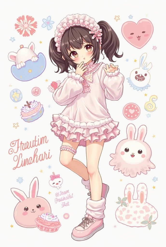 tmasterpiece, Need, 5 years old Lori,big headed,mid - length hair, cat ear, There is love in the eyes,adolable, (Speaking heart:1.4) swim wears