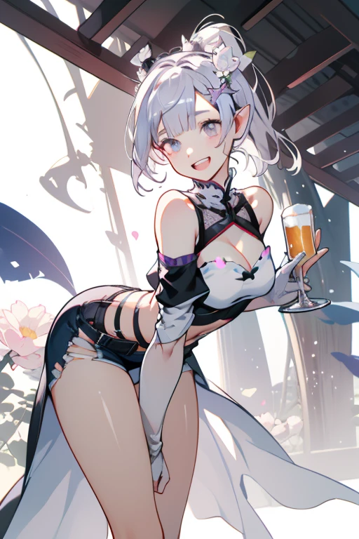 (La mejor calidad,4k,Altas Resoluciones),(realista:1.37),Shy and blushing,sexy,monos en el suelo,uniforme transparente mojado,Black lingerie,pantalon corto,Medias negras largas,Wet,empapado,abierta de piernas,Agua,(foto ),

(Cuerpo completo,anime),(vivid colors),(Soft lighting)