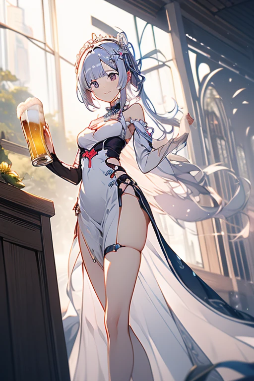 ((masterpiece、Best Quality)), St. louis:1.3 (azur lane), hight resolution, Best Quality, illustratio, Cinematic Light, Super Detail, 详细的脸, (detailedeyes), Best Quality, Super Detail, masterpiece, (详细的脸), a room, hairaccessories, 耳Nipple Ring, a necklace, Portrait painting, SEXY Glitter Silver Long Dress:1.4, Loose SEXY long dress:1.4, Supreme Detail, radiant eyes, (Luxury Hotel Okura:1.2, 14years,A smile:1.1, (cute little:1.5):1.5,Brown-skinned:1.5,Silver hair:1.1,window, At night sky, Back lighting, Lumiere, (highly contrast)、、(huge-breasted:1.5)、Burst breasts:1.5、Slender waist:1.5、Beautiful thighs:1.5、side poneyTail、((odious body:1.5))、Maximum breast exposure:1.5,fullllbody:1.4,(Nipple stand:1.4),((boobs loli:1.5)),(The areol:1.3),,((Estrus girl:1.5)),Nasty temptation:1.5,,Whole human body:1.3、small mouth:1.2,No Underwear:1.5,Exposed :1.5,Spread the majora:1.5,Spread legs:1.5,Wet,Lots of love juice,ahegao