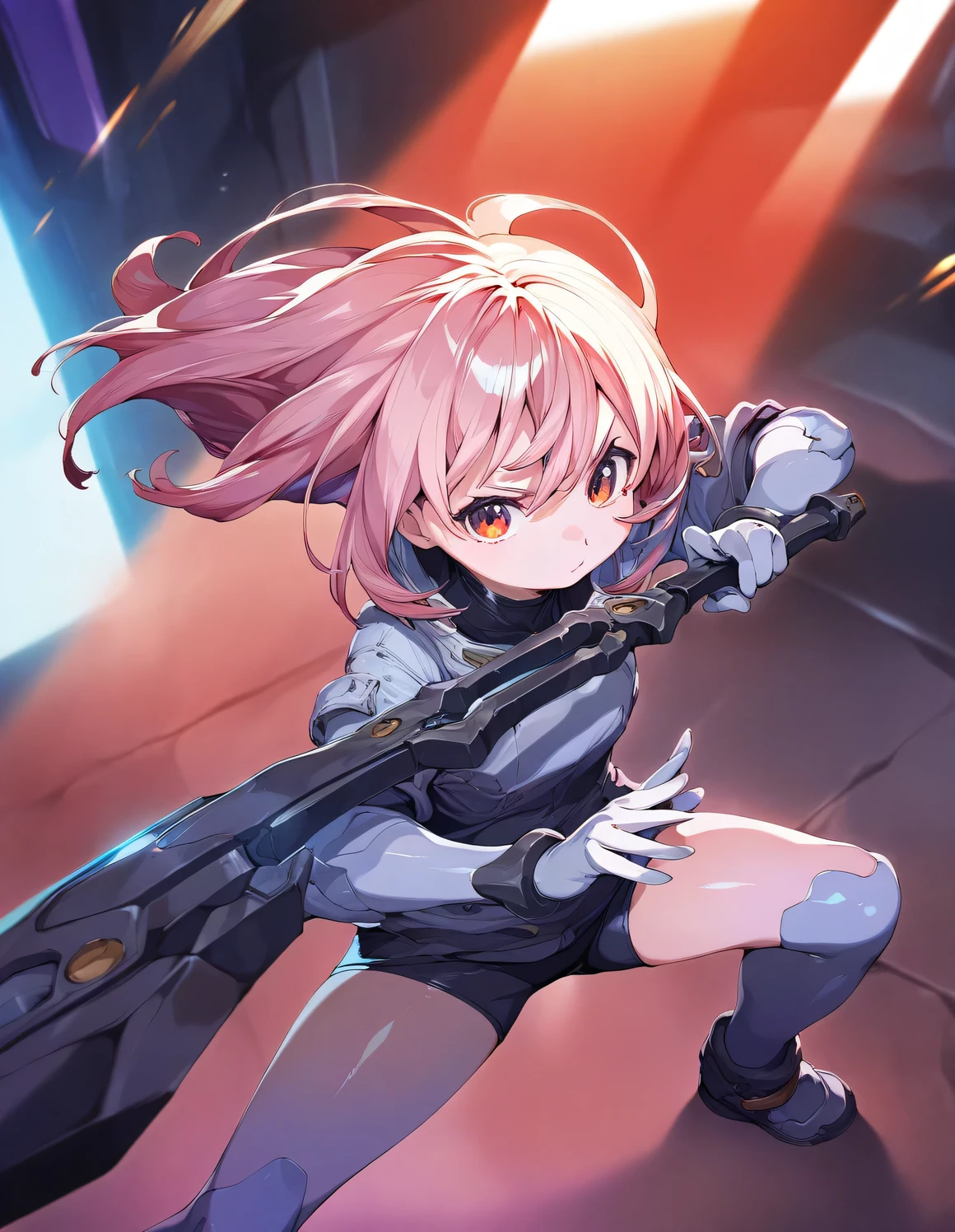 1girl, female, beautiful detailed eyes, wind, cyberpunk, weapon, stance, game CG, general, break,(artist:orion_(orionproject) ),artist:fujiyama,artist:onono_imoko,break,(masterpiece), (best quality), (ultra-detailed),(Detailed Lighting), very aesthetic, newest, beauty illustration,super detailed skin, (masterpiece), (best quality), (ultra-detailed), very aesthetic lighting,newest ,hi res,absurd_res,shiny skin,2023,(shaded),digital media (artwork), realistic lighting, 16k, 8k,highres, source_anime, official_art, photoshop_(medium)