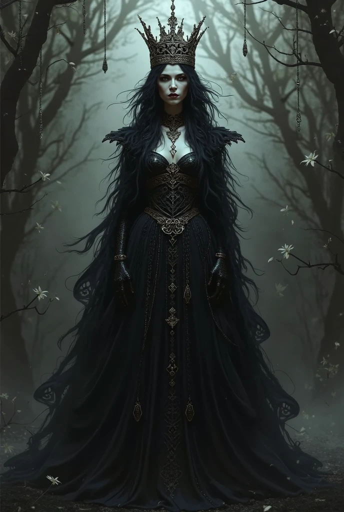 Hela
Hela, or Hel, is known for being the ruler of the underworld and death, responsible for the place where mortals who die of old age or natural causes end up going. Famous for being a merciless goddess, she is often portrayed in black and white, colors that represent the beginning and the end.