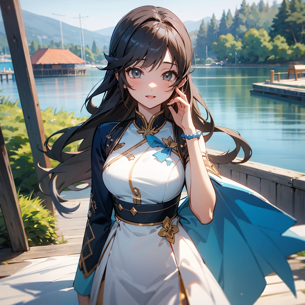 highest quality, masterpiece, One woman、 whole body, Very delicate and beautiful woman, 8K Wallpaper, Beautiful fine details, Beautiful sparkle, Cinematic lighting、27 years old、Idol、sexy、Colorful costumes、Red Line、Tall beauty