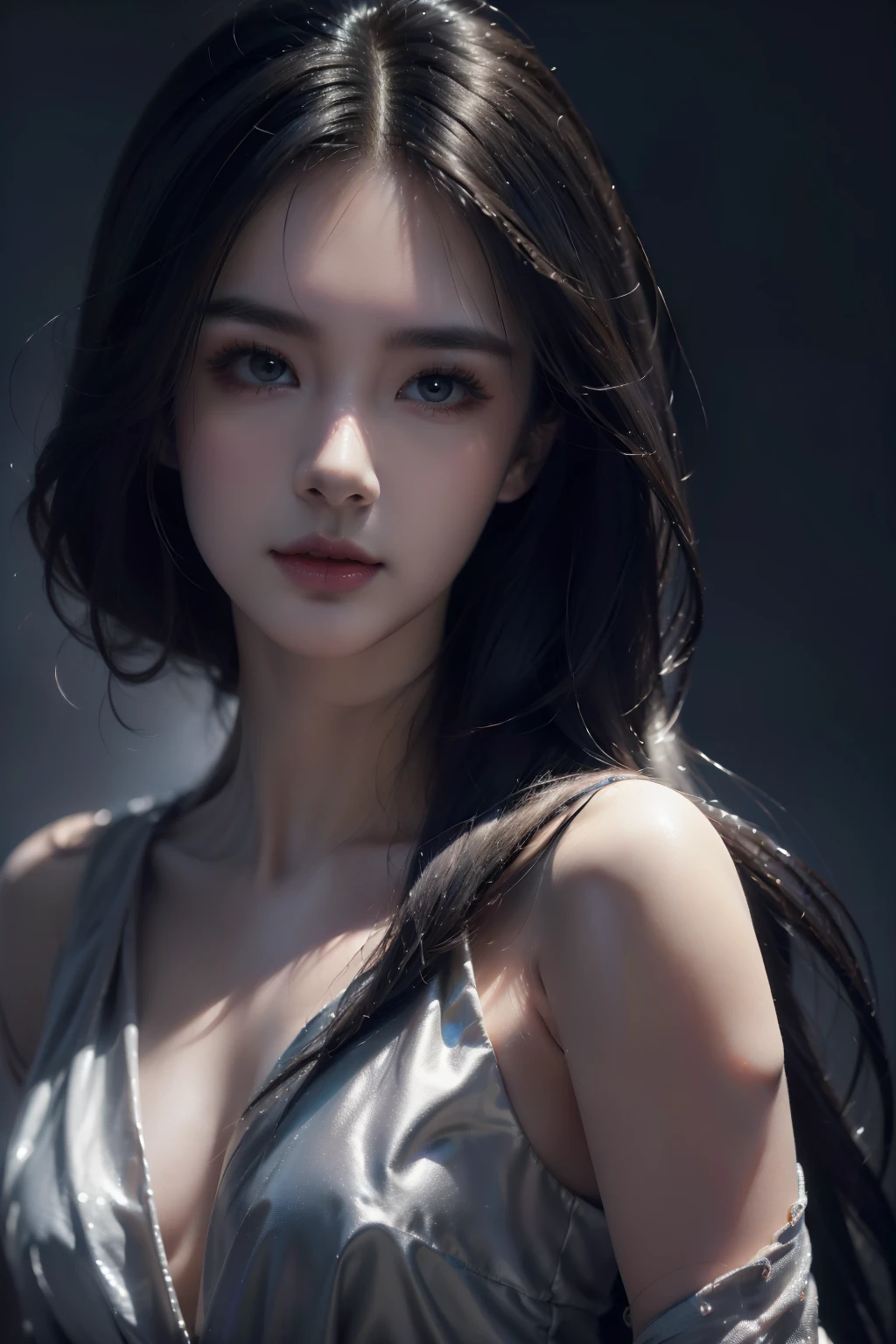 best quality, masterpiece, Ultra-high resolution, (Reality:1.4), RAW photos, 1 Girl, Solitary,
Post-apocalyptic, Divine Intervention, contemporary, Balance of Opposites, Dreams and reality, Inner turmoil, Beautiful movements, Mysterious Beauty, The interpretation of minimalism, Soft tones, Photorealism, Space and form,
Low profile,Cold Light, 