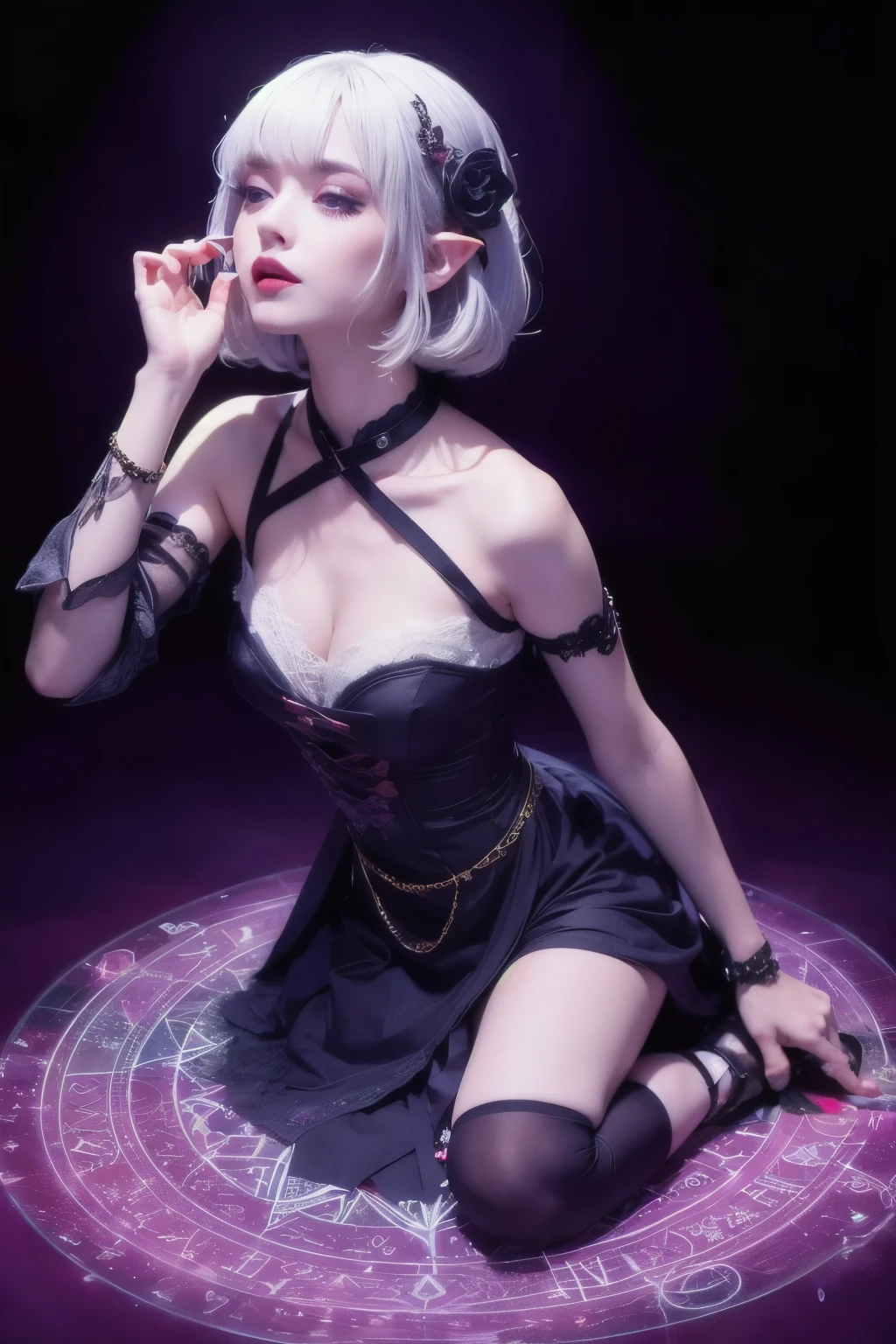 (Ultra-detailed, Draw small hands and thin fingers with precision, thin and precise leg lines.)