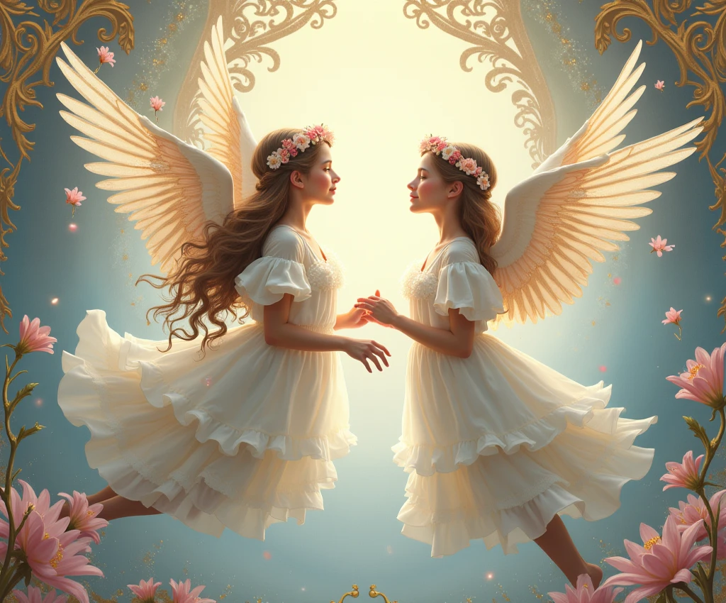 a photo of <lora:Richard Dadd Style:1> Richard Dadd Style - angels, fairies, high resolution, beautiful, highest quality, masterpiece, highly detailed