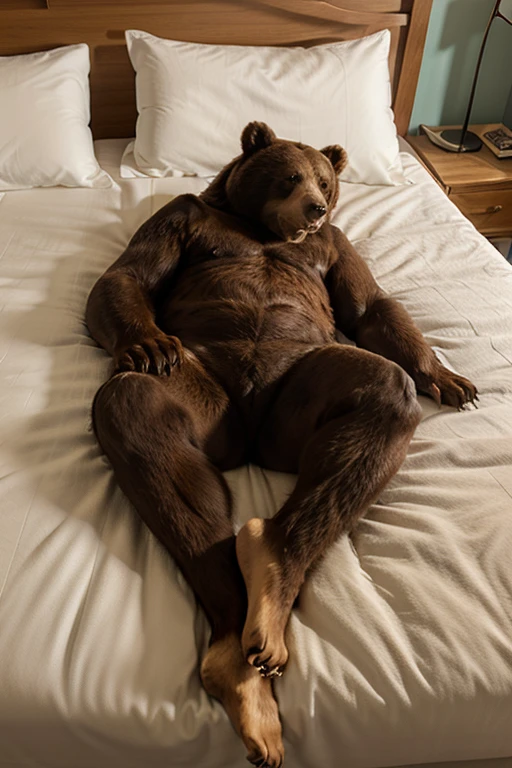 (((duo))), ((((((human on feral bear, huge bear pussy, anal, on bed, large insertion, pov, Cowgirl position, excessive urine)))))), (((((bedroom, hyper penis, open mouth, excessive urine))))), masterpiece, high details, high quality, best quality, highres, HD