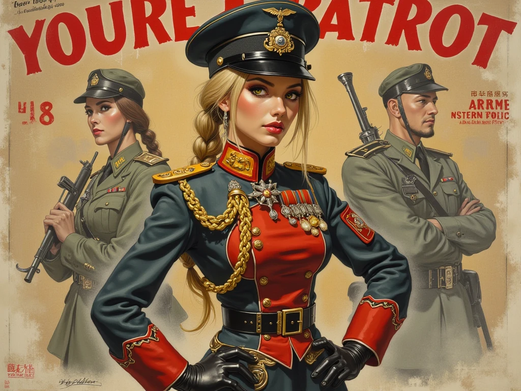 warhammer_40k_commissar, girl, black uniform, leaning against a wall,
<lora:warhammer40commissarv2:1>,