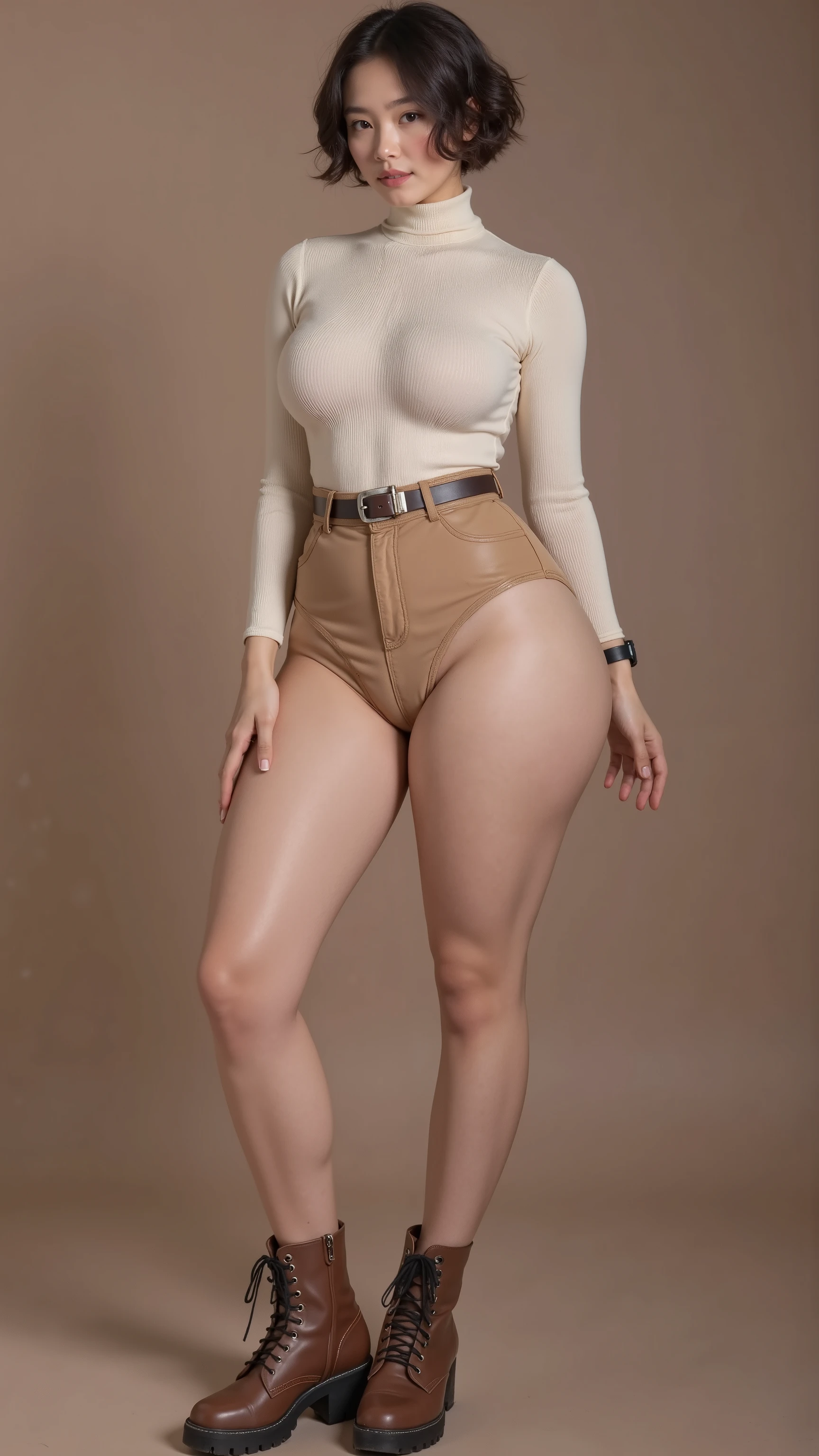 spider-gwen, thigh gap, gap between legs, bulge from puss lips, bubblebutt, full frontal, detailed pussy lips, undercut hair style, blond hair with pink strips,  , age 15, no clothes, full body, facing forward, athletic toned abs, showing vagina lips, genitals can be seen, butt showing, a sexy look, a raytraced image, digital art, beautiful kawaii lighting, anime style character, cinematic, ultra high res, high contrast, 8k resolution, large venus mound, large pussy lips, white skin, nsfw