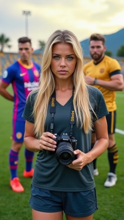 Margot Robbie beijando o Lionel Messi