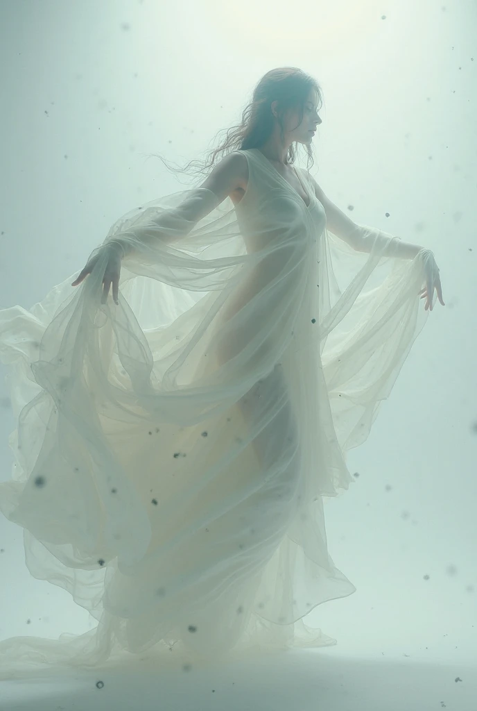 transparent human body shape, made out of stars, cosmic horror, outer space picture, lovecraftian picture, ,masterpiece