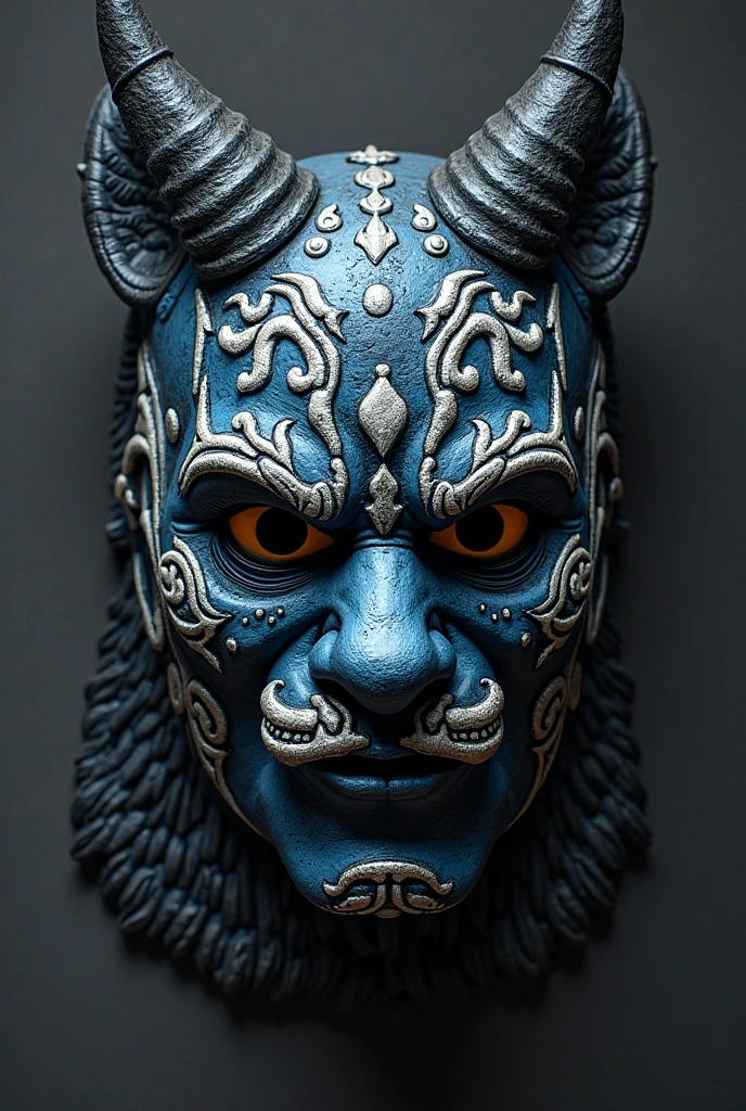 demon face portrait
