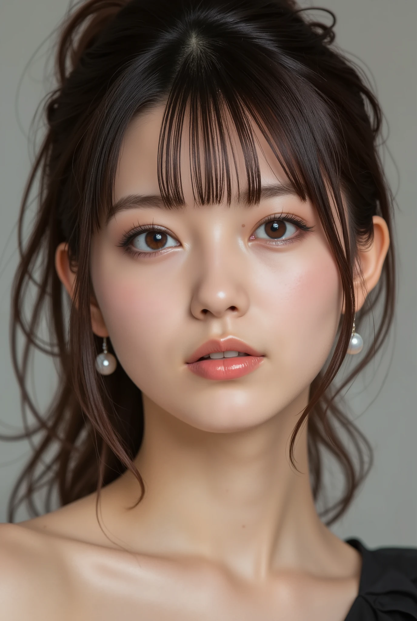 Girl with a Pearl Earring. (Masterpiece, top quality, best quality, official art, beautiful and aesthetic:1.2),(1girl:1.4),