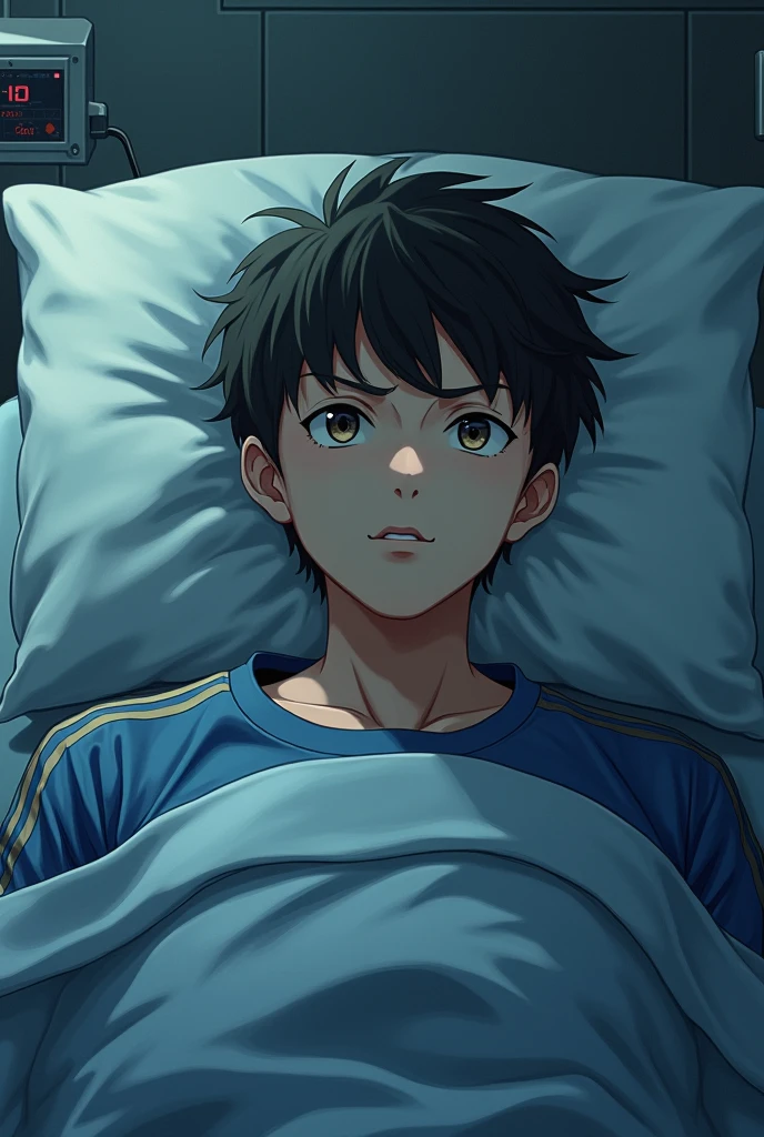 (masterpiece, Best Quality),The whole body of boy), (very young boy), (very small and short body),10-years-old-boy,Rear view,Body tilt,delicate big eyes,Open your eyes,,smooth and delicate skin,Short square face,Surprised expression,infancy,young age,short round face,Flat chin,finely detaild face,well-muscled,short bright black hair,with an intricate,nakeness,shirtless,(backbone:1.2),the night,vivd colour,(depth of fields:1.2),Raised sexy,lie face down,bed room,seen from side