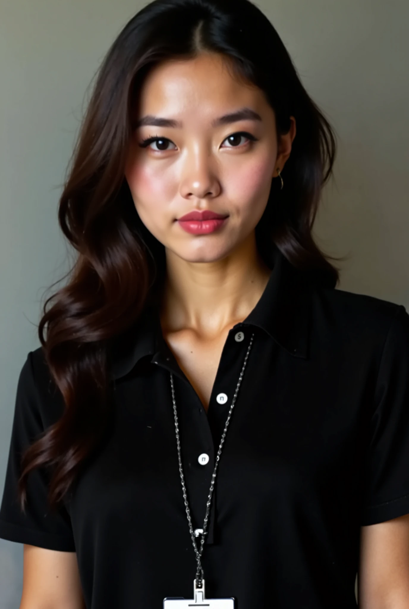photorealistic photo of mlnhe, a woman, white shirt, simple background, realistic, (masterpiece:1.1), (best quality:1.1), beautiful, (intricate details), unity 8k wallpaper, ultra detailed, aesthetic, perfect lighting, <lora:mlnhe-000004:0.8>