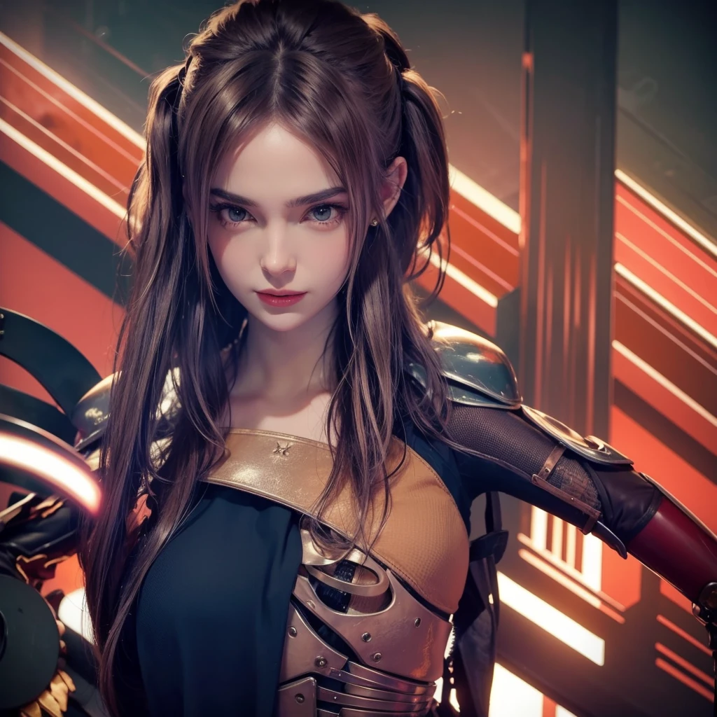 ((Best quality)), ((masterpiece)), (detailed: 1.4), 3D, woman wearing tomo Rider outfit