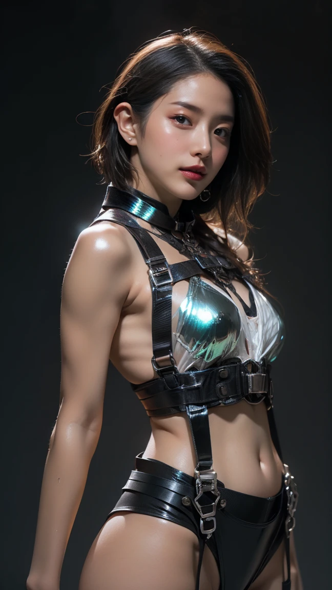 (1girl:1.3), solo, __body-parts__, doomsday wasteland style, dusty, stormy, dirty, gray tones, 8k resolution image, intricate symmetrical details. The whole picture is invincible and heroic, mainly a complete picture of a woman standing all over her body, with smooth movements and a confident expression.