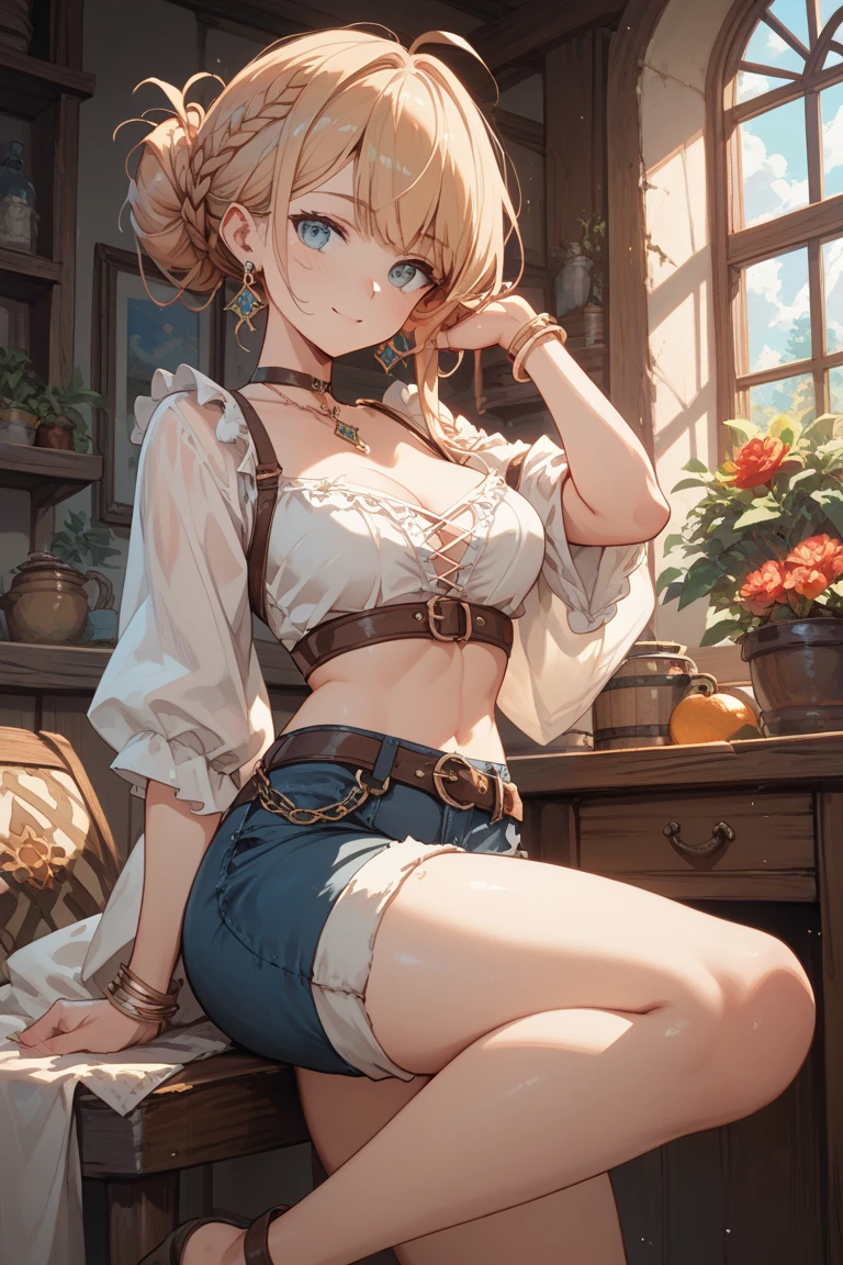 ((best quality)), ((masterpiece)), (detailed), 1girl, off-shoulder baggy sweater,clothes too big, exposing,(little chest),(big forhead:1.2),(beautiful big eyes:1.3),extremely detailed cute anime face, (((flat chest))),((((long twin braids,tight braids,long braid,braided hair,long hime cut,colored inner hair)))),intricate eyes,beautiful detailed eyes,symmetrical eyes,(((detailed face))),beautiful detailed lips,(nsfw)), ((downblouse, upskirt)),(baggy, sagging clothes, upskirt, downblouse), dynamic pose,looking at viewer, (((embarrassed))),(horrified expression),(crying),highres,(best quality),(ultra detailed,extremely detailed),perfect face details, ((masterpiece:1.4, best quality))+, (ultra detailed)+, long twintails, cute girl,blue clothes, (flat chest:1.3), NSFW, small breasts, prominent collarbones, skinny arms, flat stomach, visible hip bones, long hair, red hair, white hair, blonde hair, dark hair, ponytail, thick ponytail, heavy ponytail, small breasts, NSFW