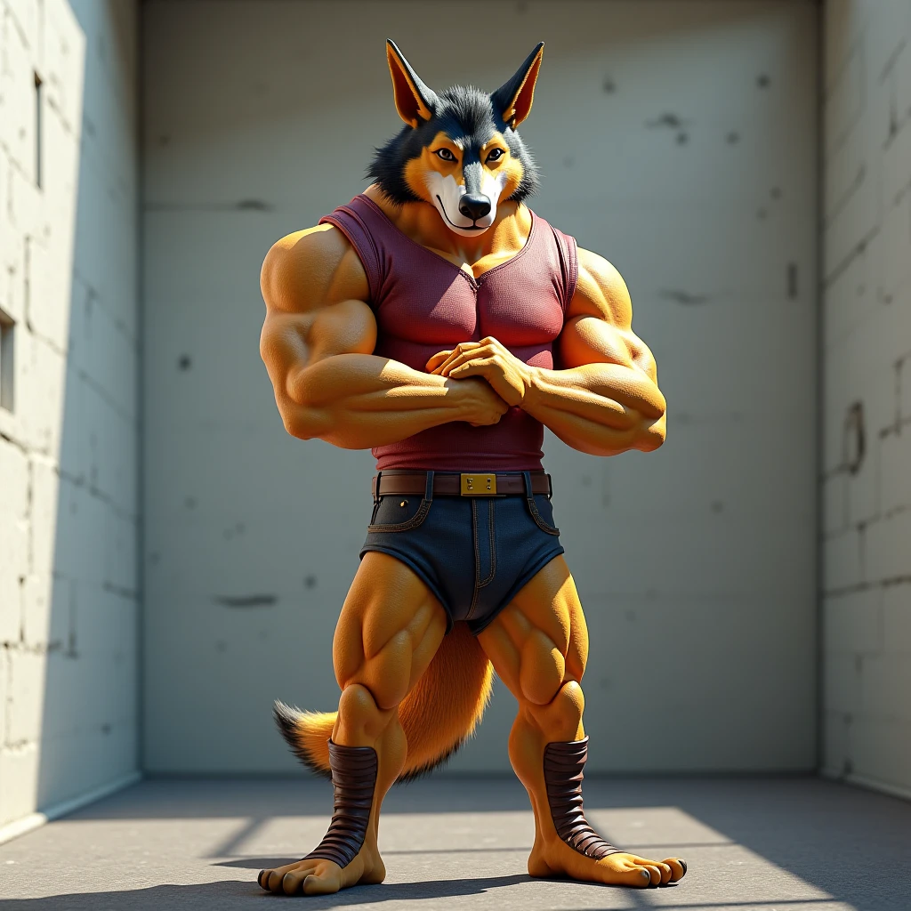 Foxy from fnaf bodybuilder 