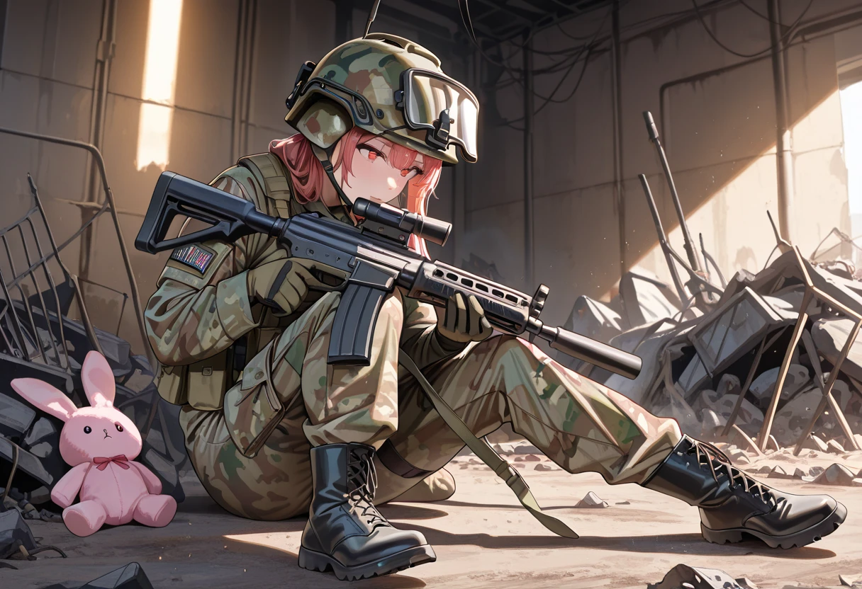Charred Rabbit # Battlefield + Plush Toy