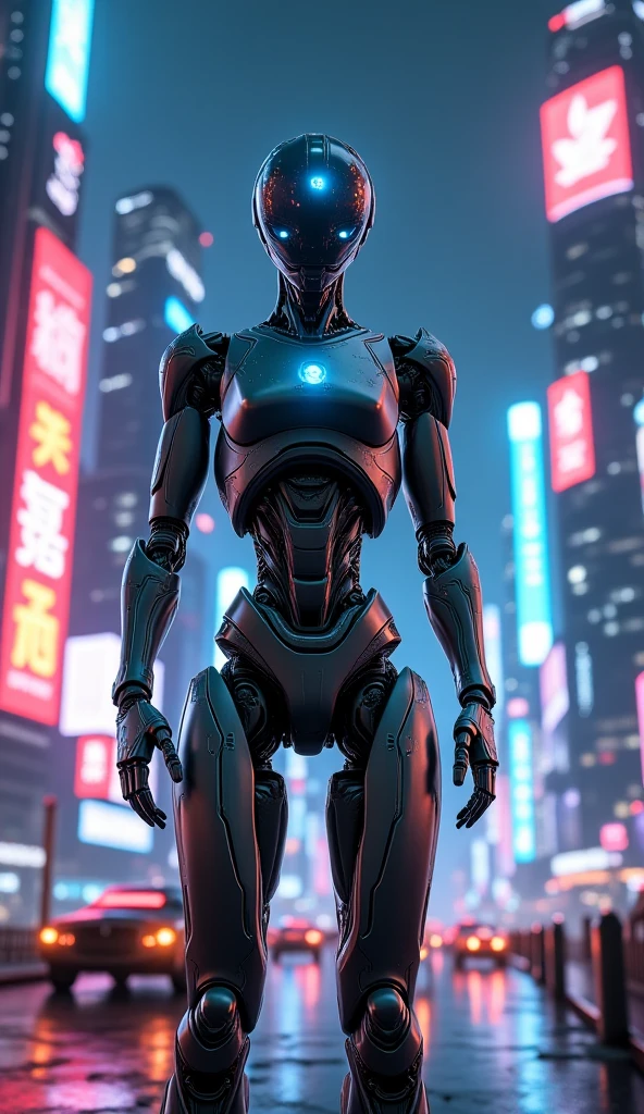 Robot with 2ZERO logo