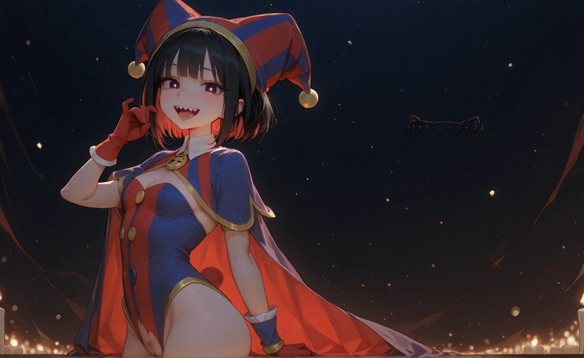 ? the amazing digital circus 9328
Character
? Remember (the amazing digital circus) 5651
? possessed Remember 50
Artist
? bookoflustfan 392
General
? black eyes 871626 ? from side 7868798 , from side, 
? black hair 6790 ? small breasts 98099967 ? small breasts 0897676
? scary 3196
? scary smile 1174
? female 5713589
? female focus 664198
? only females 4870
? gesture 26487
? gloves 441164
? glowing eyes 74905
? hairy pussy 43099
? hjester outfit 1
? looking at viewer 1840489
? pink tongue 17467
? possessed 2584
? possession 6851
? sharp teeth 117044
? solo 2977771
? solo woman 472581
? solo focus 559523
? standing 603436
? corpo brown 308122