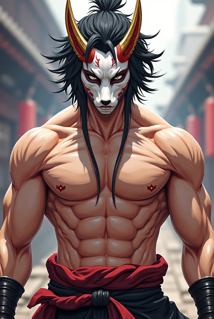 demon slayer kimetsu no yaiba:
inosuke hashibira
wild pig mask,balls big, ?????, ???, male, male only, mask wild pig, muscles, muscular, nude penis sitting solo, solo male, sweat, sweating, 4K