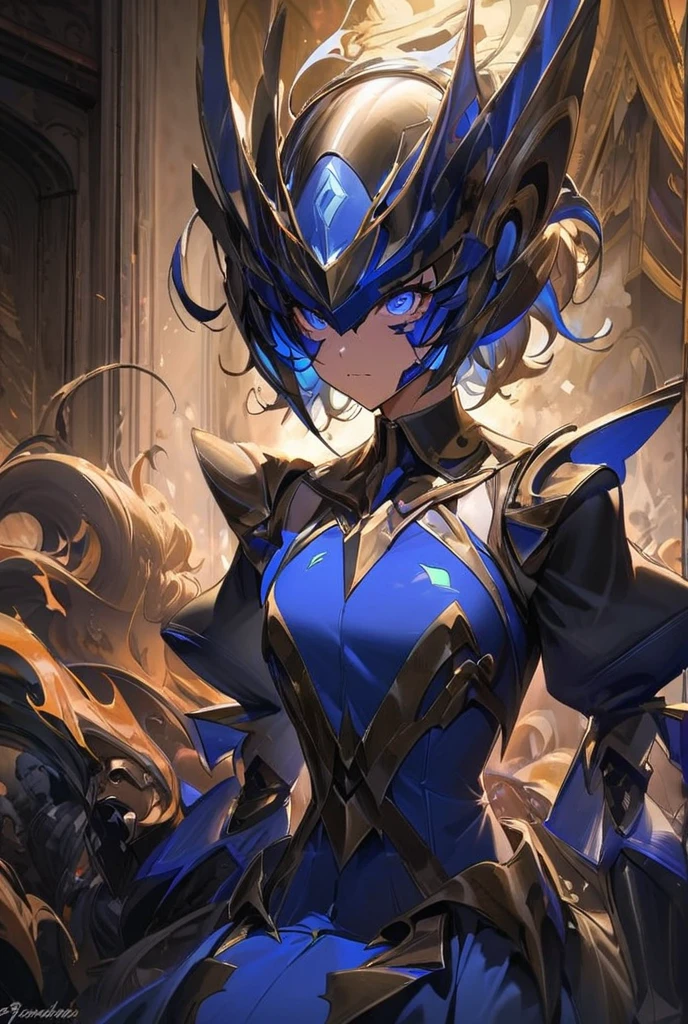 high resolution, masterpiece, best quality, full-body shot, Tempting, 完美的light, (in cave:1.1), (Fire Keeper), Very delicate beautiful face, Practical, Eight thousand, HDR, masterpiece detailed, light, aldult, Perfect skin, woman, Looking at the audience, portrait，Wearing a jeweled mask