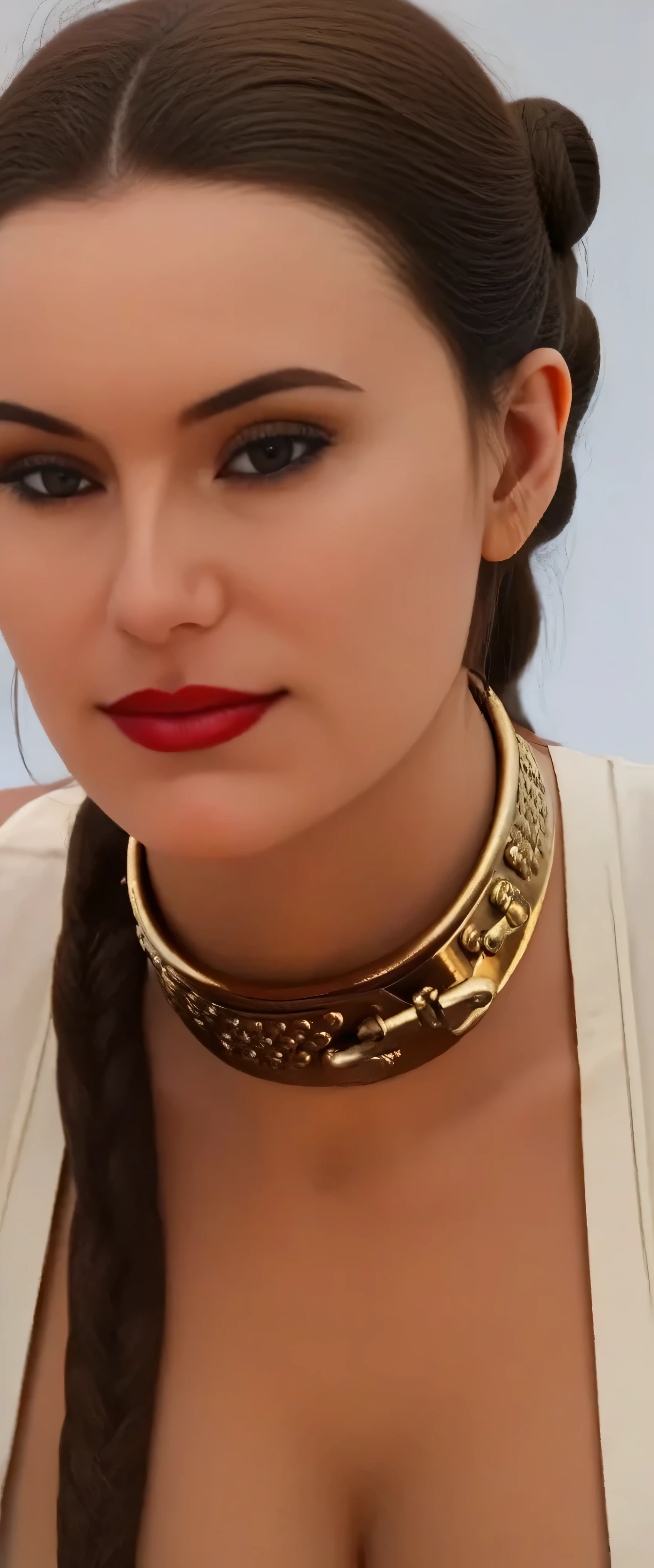 sfw:2.stop,score_9, score_8_up, score_7_up, score_6_up, score_5_up, score_4_up, realistic, 18-year-old Princess Leia in (erotic (slave_outfit)),red lips,alien harem,(golden_shackles), red lips, 1girl, Hardcore-sex, Horney, exploited girl, Sex worker, Naughty pleasure sex, lightly moist skin,(Sex_Positions: ALL),(skin pores, veins, moles, freckles:0.5), Voluptuous, beautiful face, sexy face, seductive, provocative.stop.sfw:2